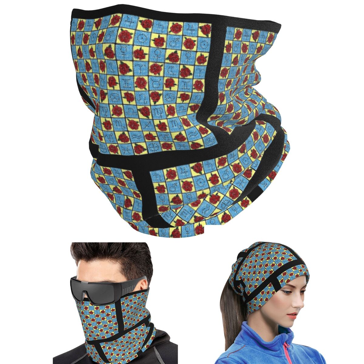 Cycling Face Mask - 9 Of Swords 타로 블랭킷 바이