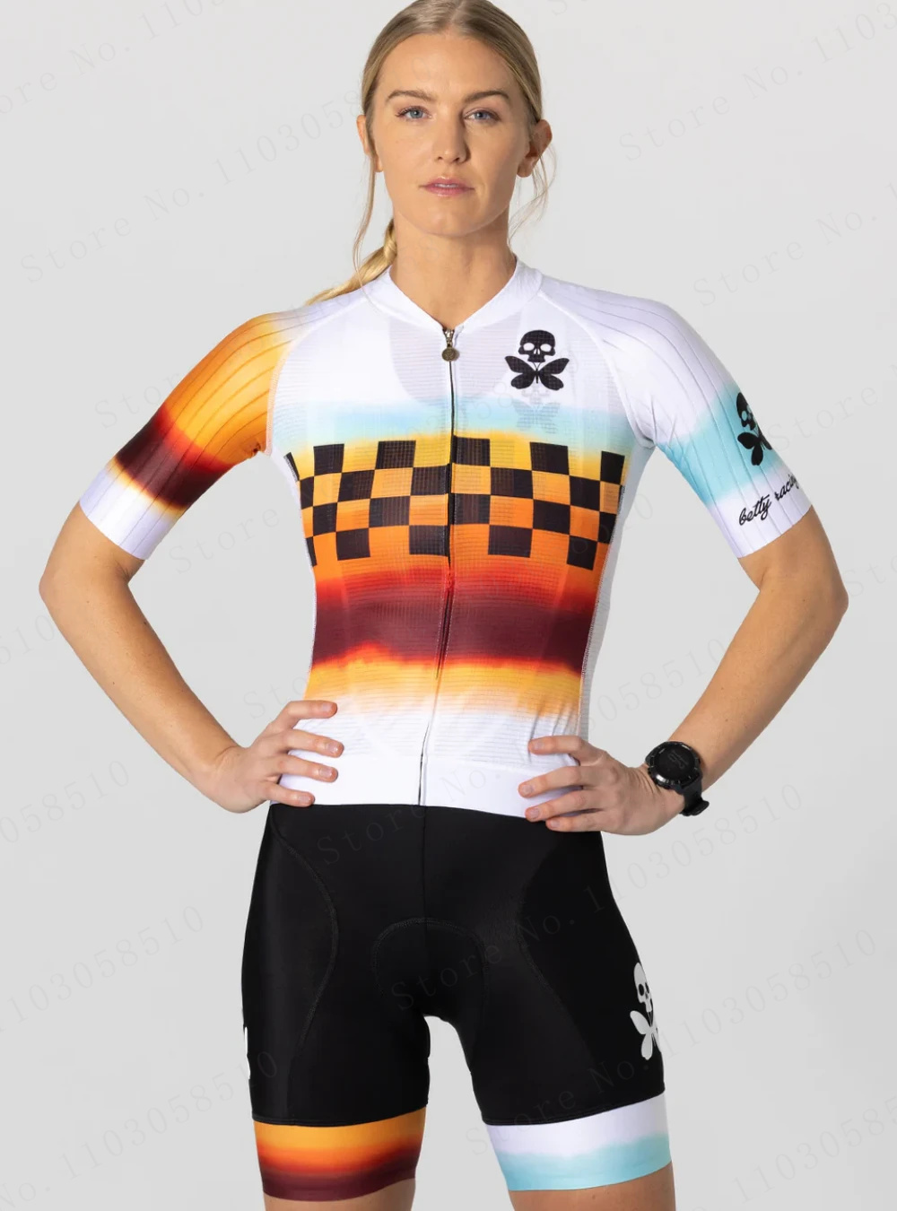 Cycling Gear Ladies - 여성 사이클링 야외 스포츠 저지 턱받이