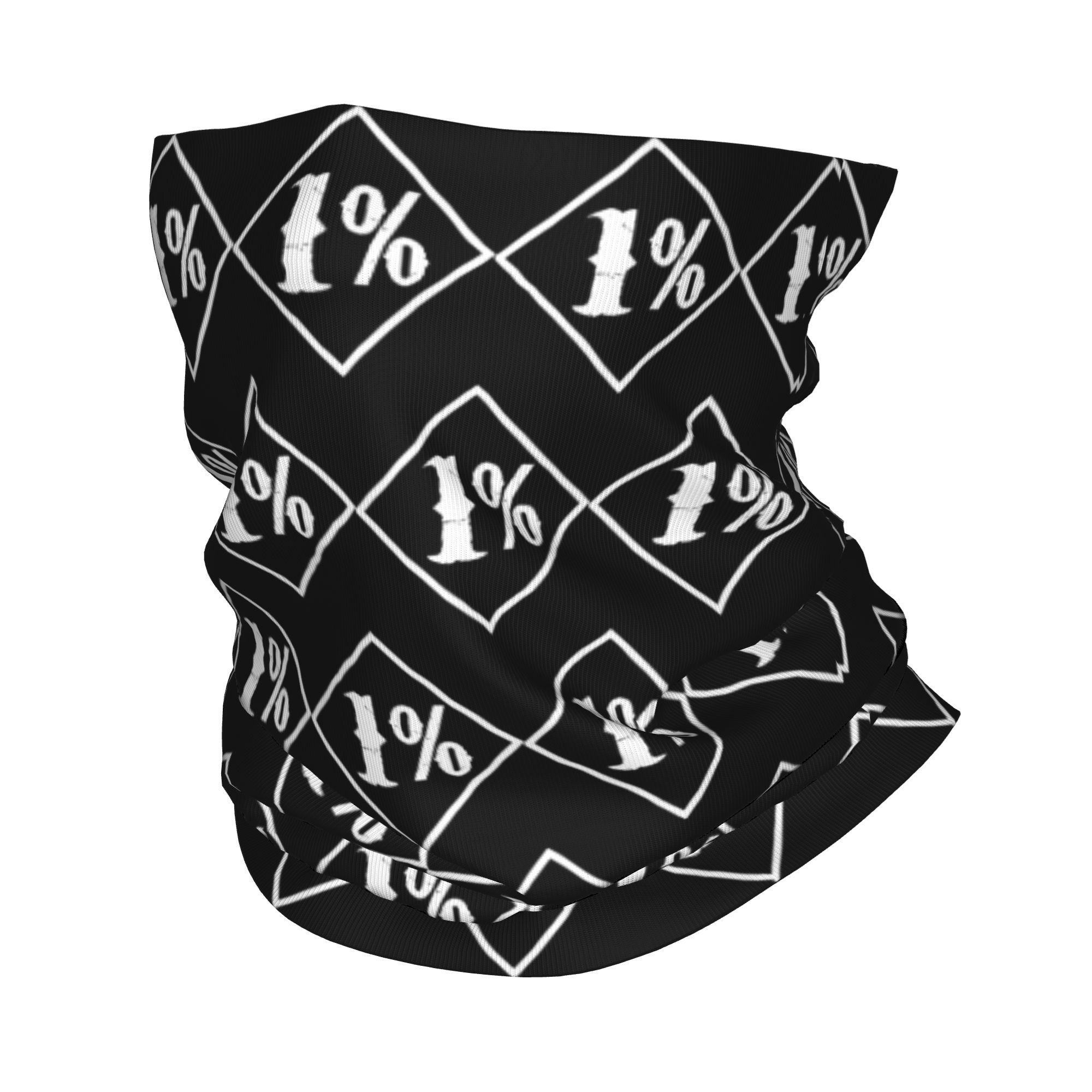 Cycling Face Mask - 원퍼센터 1% 반다나 넥 커버 프린트