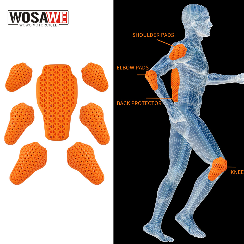 Cycling Gear Padding - WOSAWE 오토바이 자켓 라이닝 프로텍터 패드