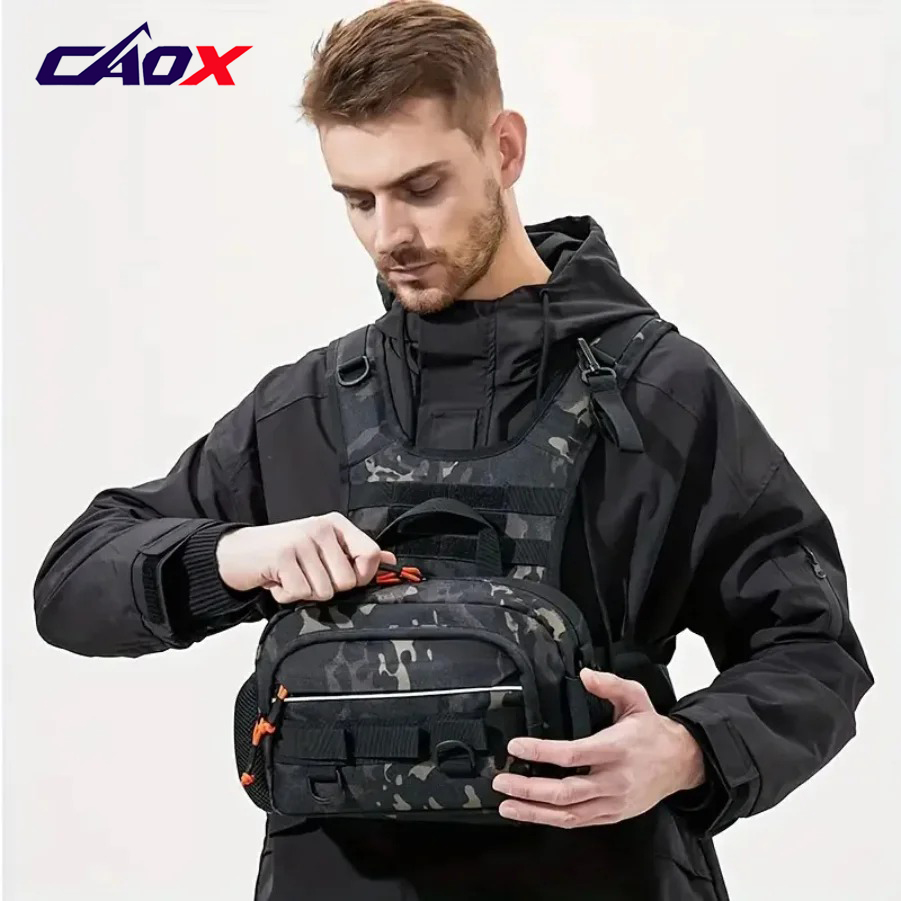 Cycling Gear Duffle - 낚시 미끼 전면 가슴 조끼 여행