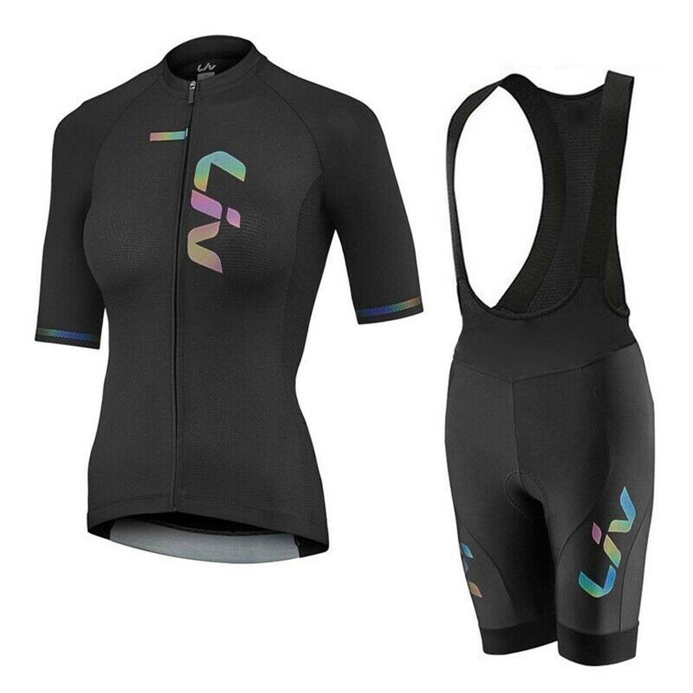 Cycling Gear Ladies - LIV 여름 사이클링 저지 턱받이 반바지