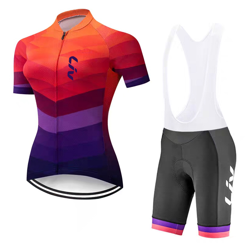 LIV 여성용 사이클링 저지 세트 여름용 로드 사이클링 - Cycling Gear Ladies 리뷰 및 가격