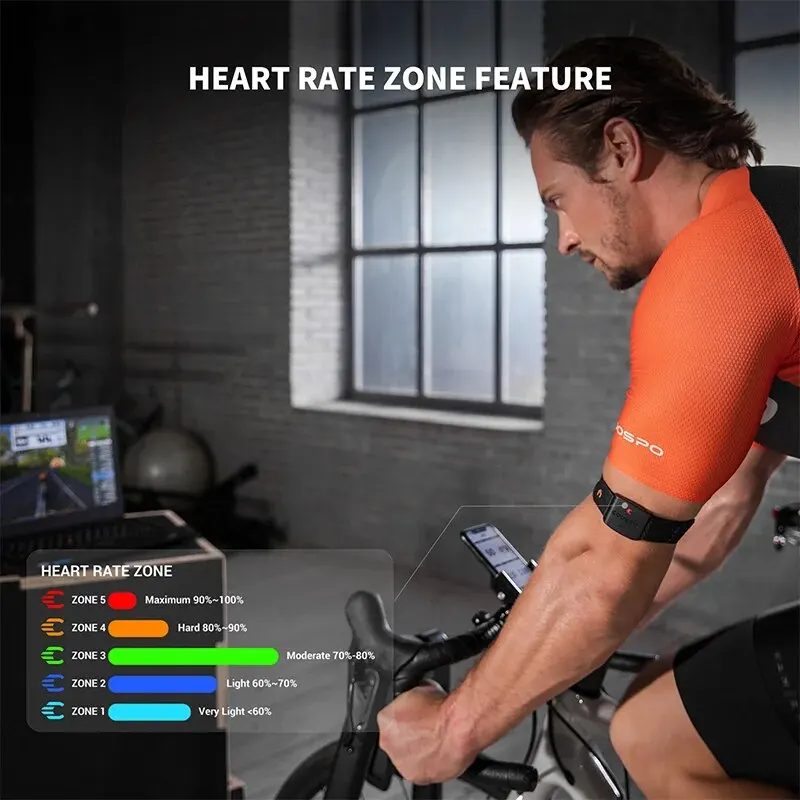 COOSPO HW9 암밴드 심박수 모니터, HR 존/칼 - Cycling Zwift 리뷰 및 가격