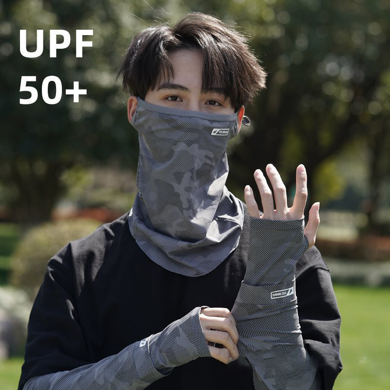 넥 게이터 UV 차단 페이스 마스크 아이스 실크 유니섹 - Cycling Face Mask 리뷰 및 가격