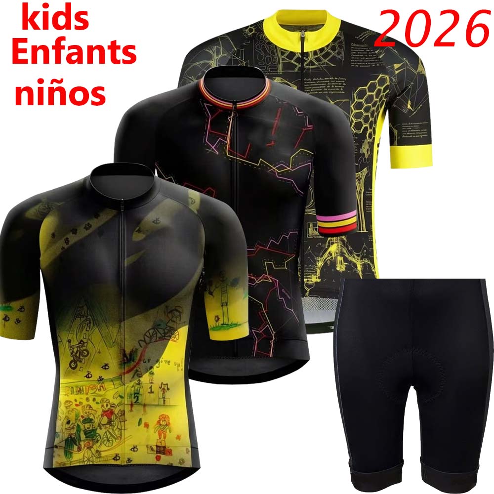 키즈 프랑스 투어 2026 사이클링 저지 세트 와우트  - Cycling Protective Gear Kids 리뷰 및 가격