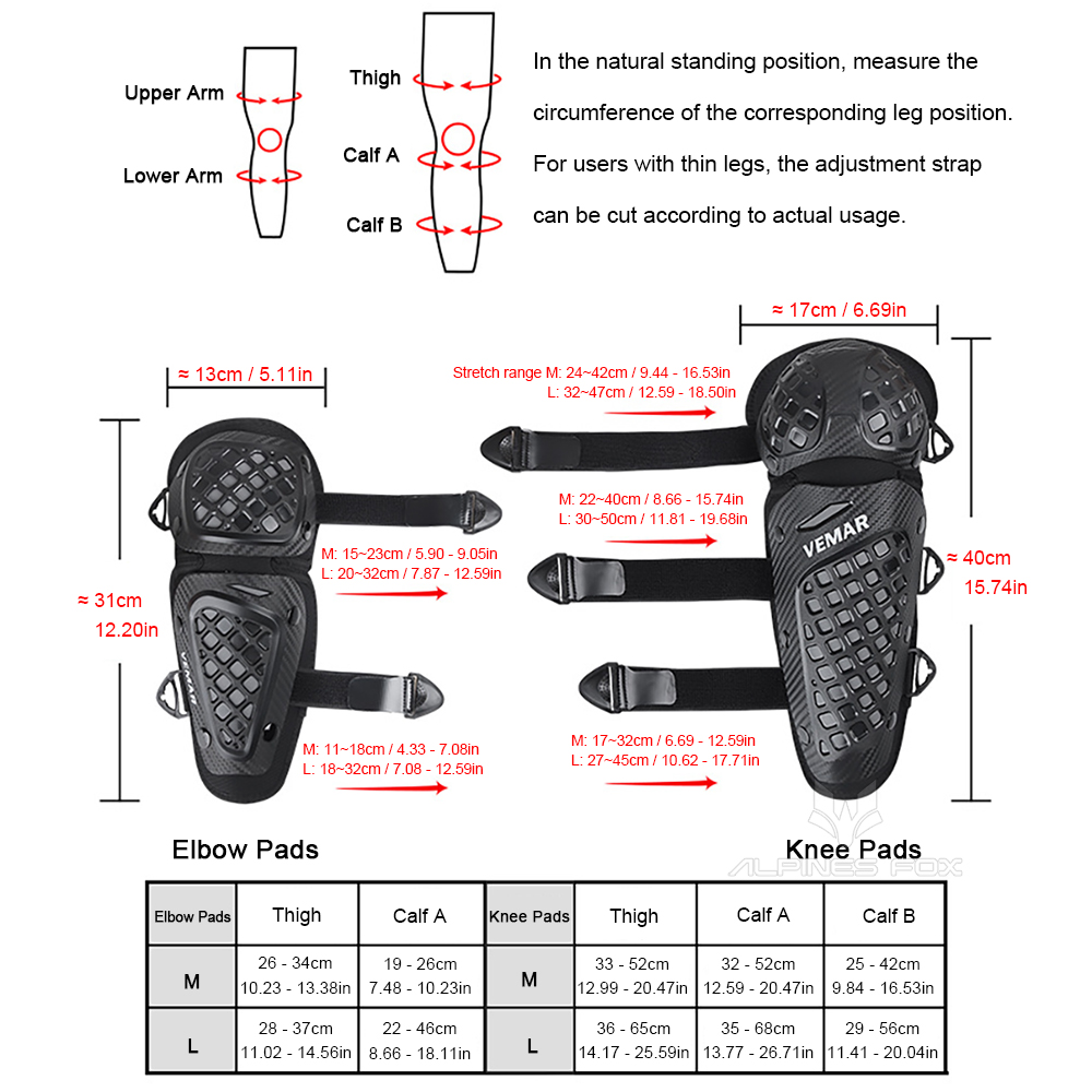 VEMAR 오토바이 타기 보호 장비 무릎 팔꿈치 패드  - Cycling Gear Padding 리뷰 및 가격