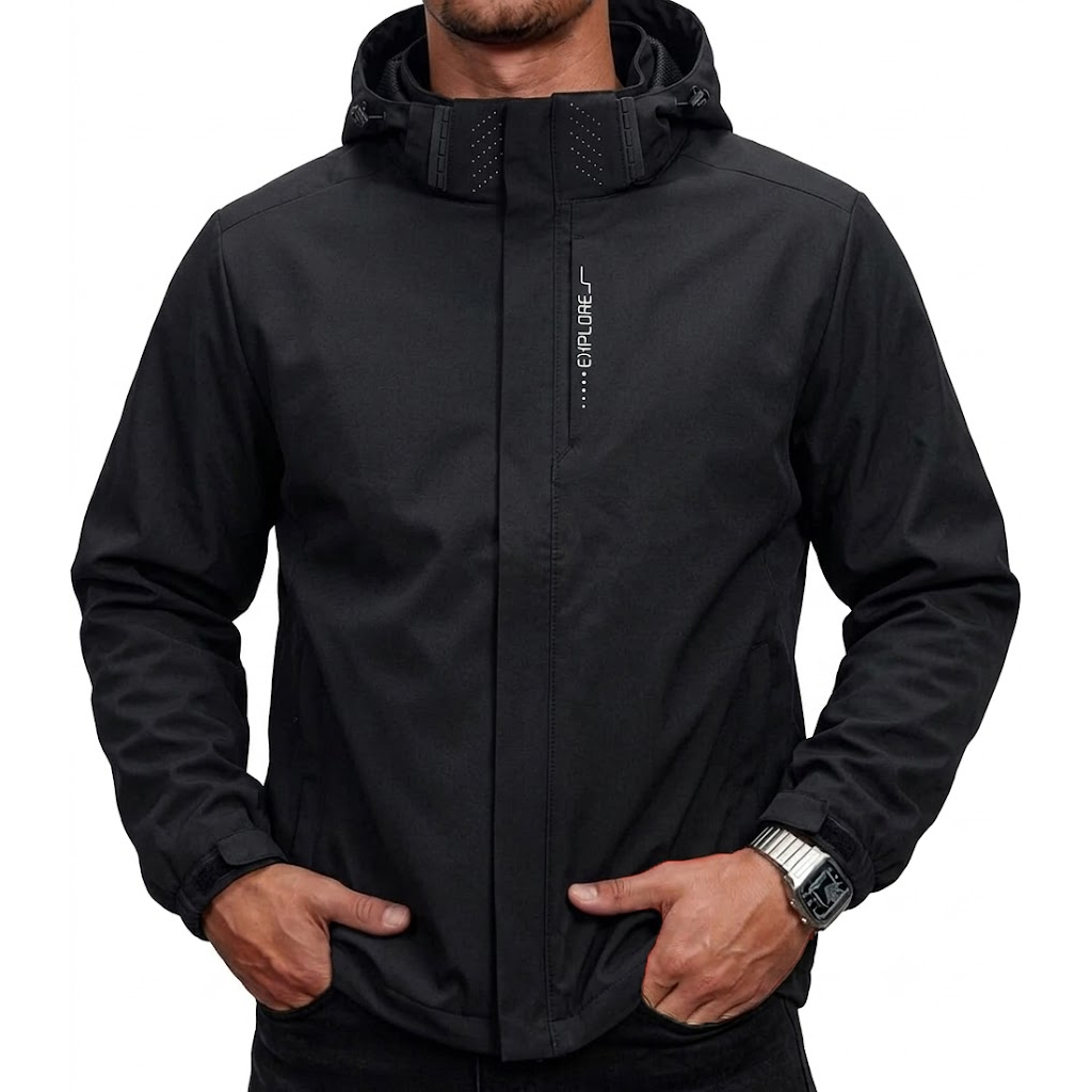 남성용 방수 전술 윈드브레이커 재킷 탈부착 가능한 후드 - Cycling Gear Rain 리뷰 및 가격