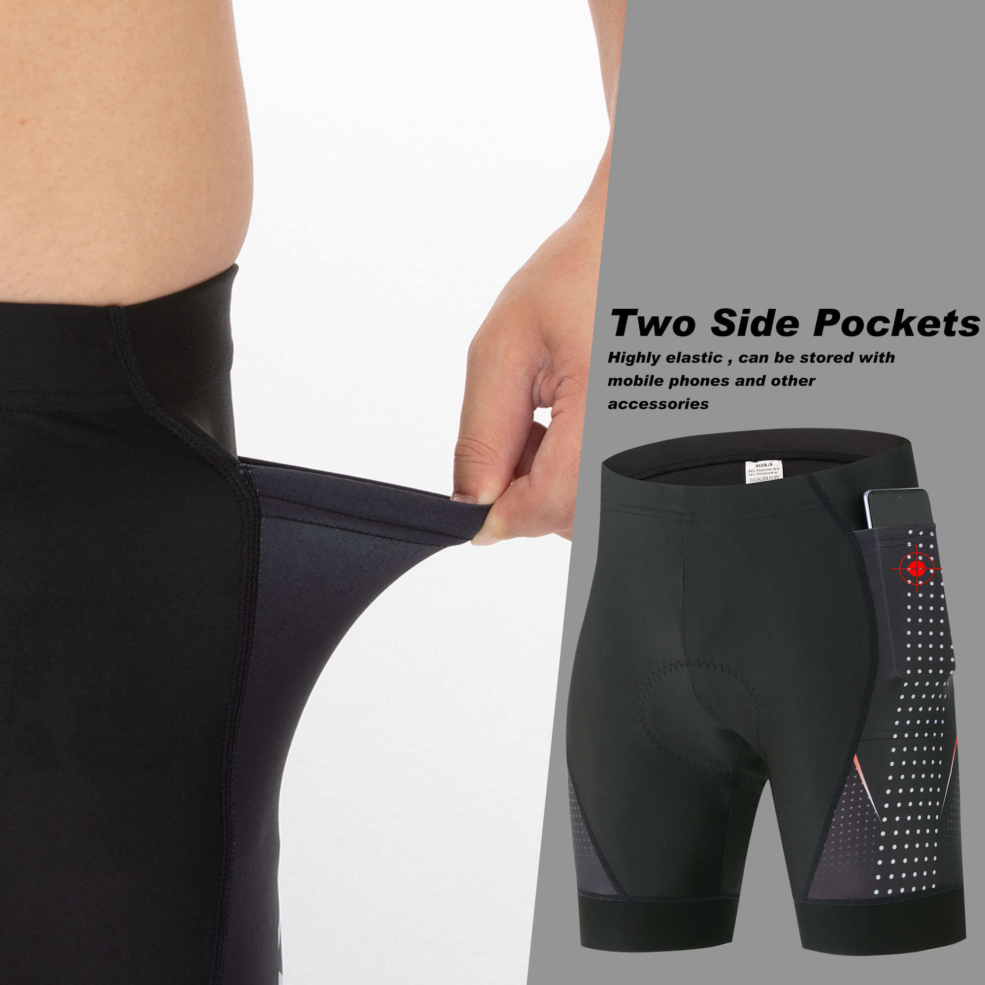 프리미엄 로드 바이크 반바지 5D 젤 패드 포함 남성용 - Cycling Gear Padding 리뷰 및 가격