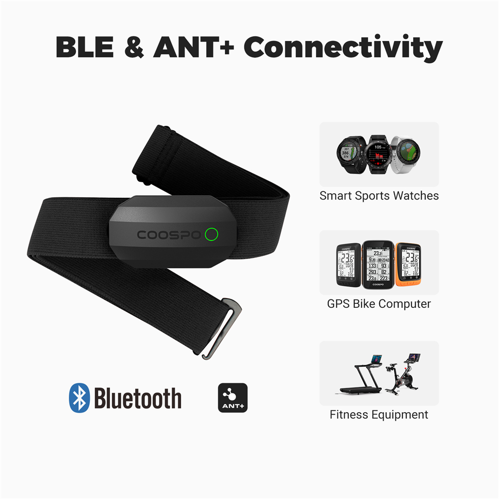 COOSPO H808S 심박수 센서, 듀얼 모드 ANT - Cycling Zwift 리뷰 및 가격