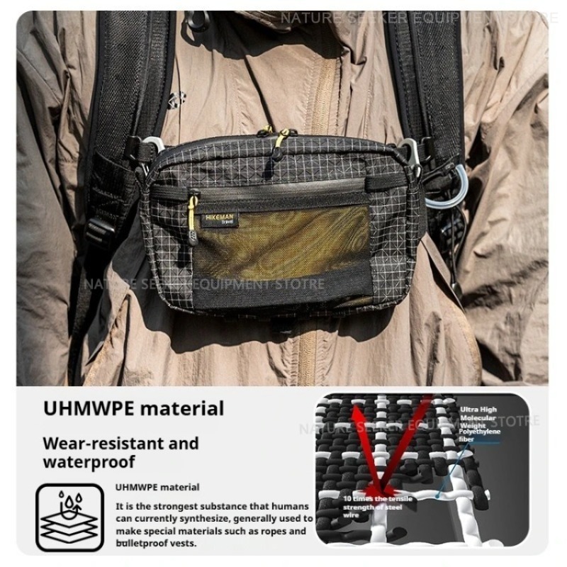 HIKEMAN 전술 가슴 가방 UHMWPE 하이킹 캠핑 - Cycling Gear Duffle 리뷰 및 가격