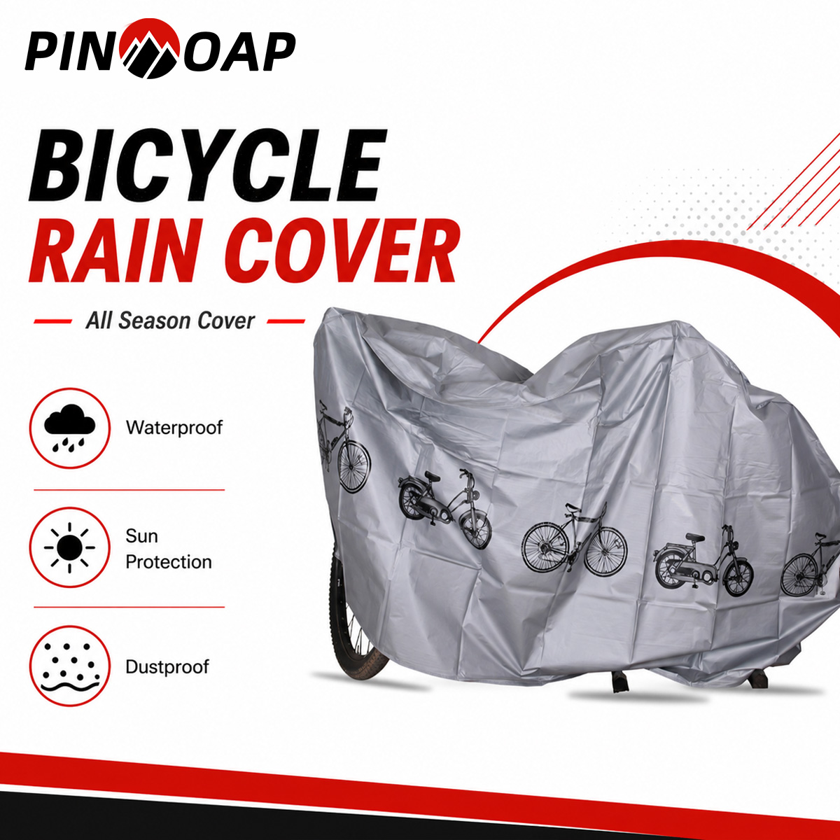 PINMOAP 범용 자전거 레인 커버 방수 야외 자전거 - Cycling Gear Duffle 리뷰 및 가격