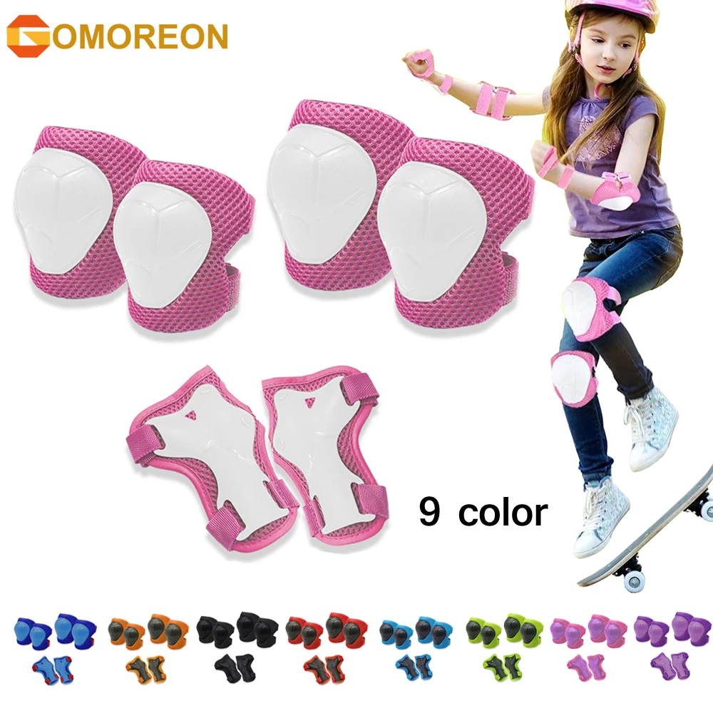 GOMOREON 어린이 무릎 패드 팔꿈치 패드, 손목  - Cycling Protective Gear Kids 리뷰 및 가격