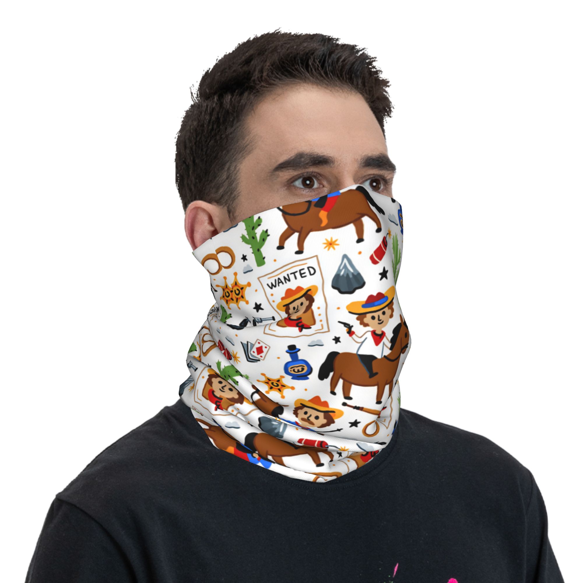 만화 캐릭터 키즈 웨스턴 카우보이 발라클라바 사냥 낚시 - Cycling Face Mask 리뷰 및 가격