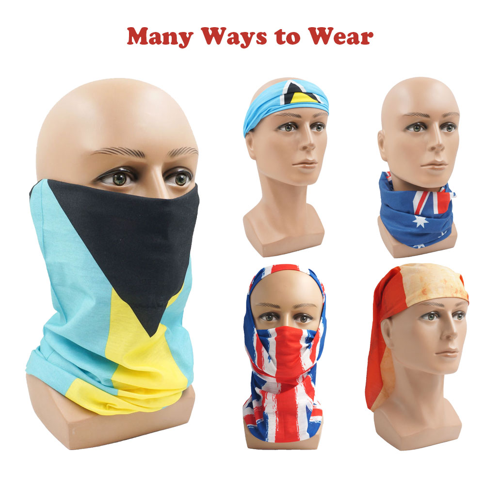 남녀공용 국기 반다나, 다기능 모자, 방진 사이클링 스 - Cycling Gear Canada 리뷰 및 가격