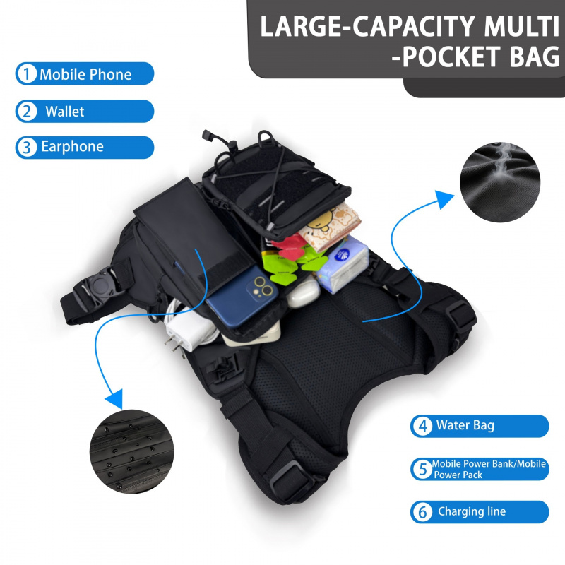 2026 신형 전술 조끼 가슴 가방 (2L 물 주머니  - Cycling Gear Duffle 리뷰 및 가격
