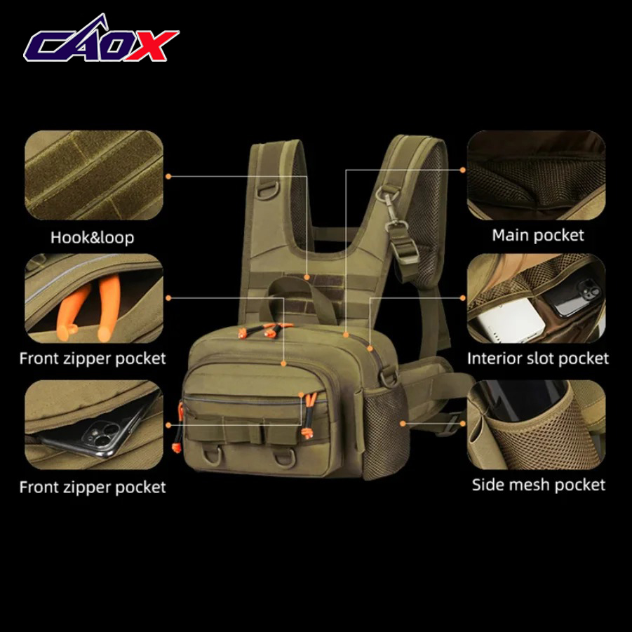 낚시 미끼 전면 가슴 조끼 여행 배낭 캠핑 하이킹 아웃 - Cycling Gear Duffle 리뷰 및 가격