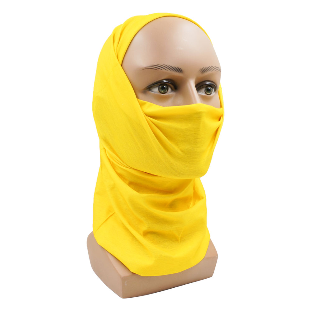 노란색 다기능 사이클링 넥 게이터 자외선 차단 통기성  - Cycling Face Mask 리뷰 및 가격