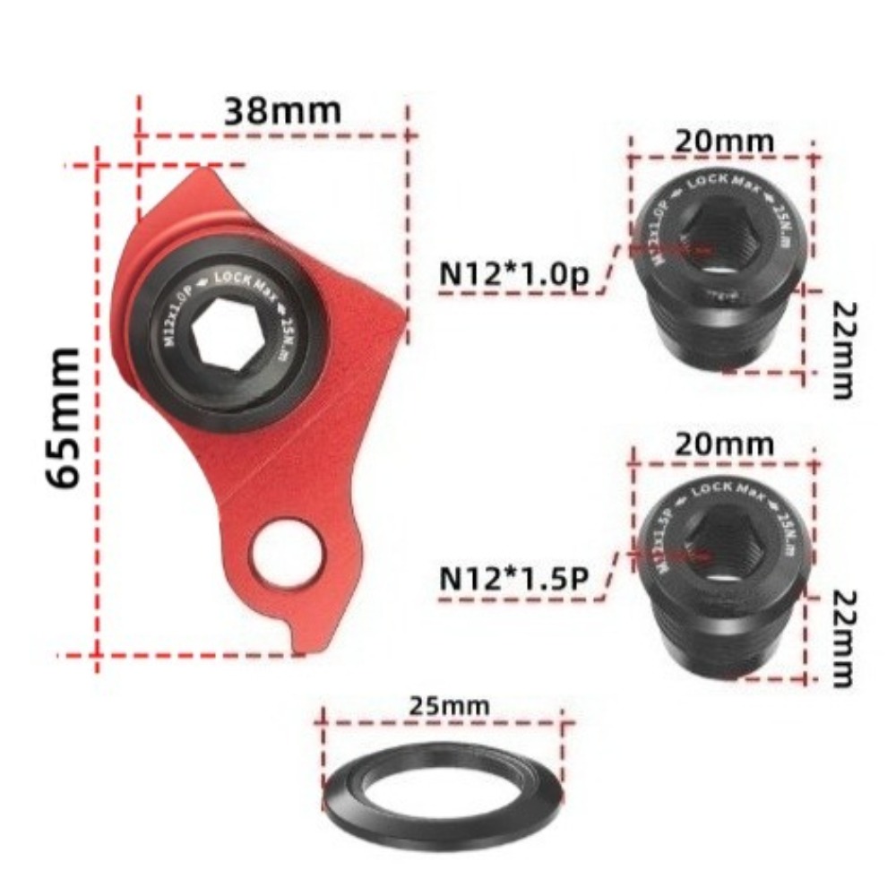 1PCS 자전거 기어 테일 훅 부품 변속기 행거 UDH - Cycling Gear Hanger 리뷰 및 가격