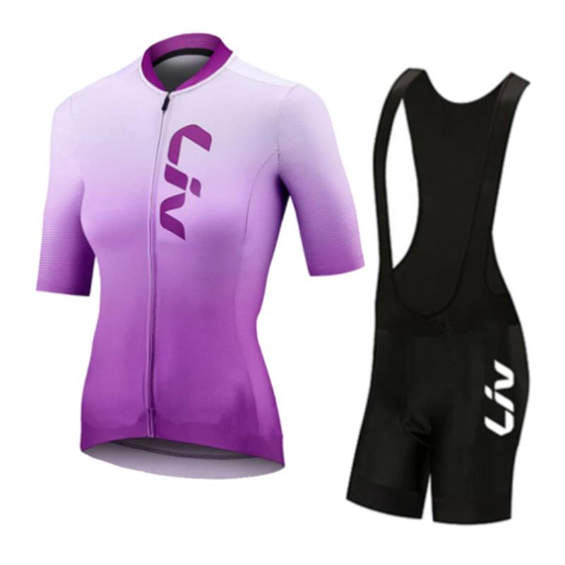 LIV 여름 사이클링 저지 턱받이 반바지 세트 여성 1 - Cycling Gear Ladies 리뷰 및 가격