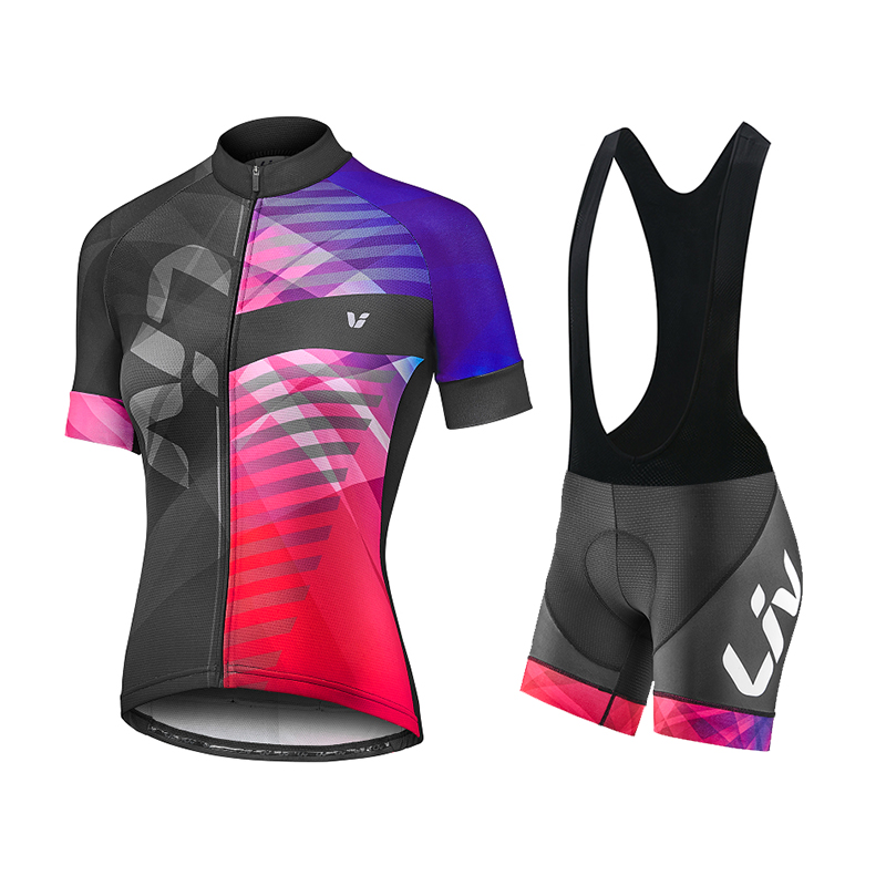 LIV 여름 사이클링 저지 턱받이 반바지 세트 여성 1 - Cycling Gear Ladies 리뷰 및 가격